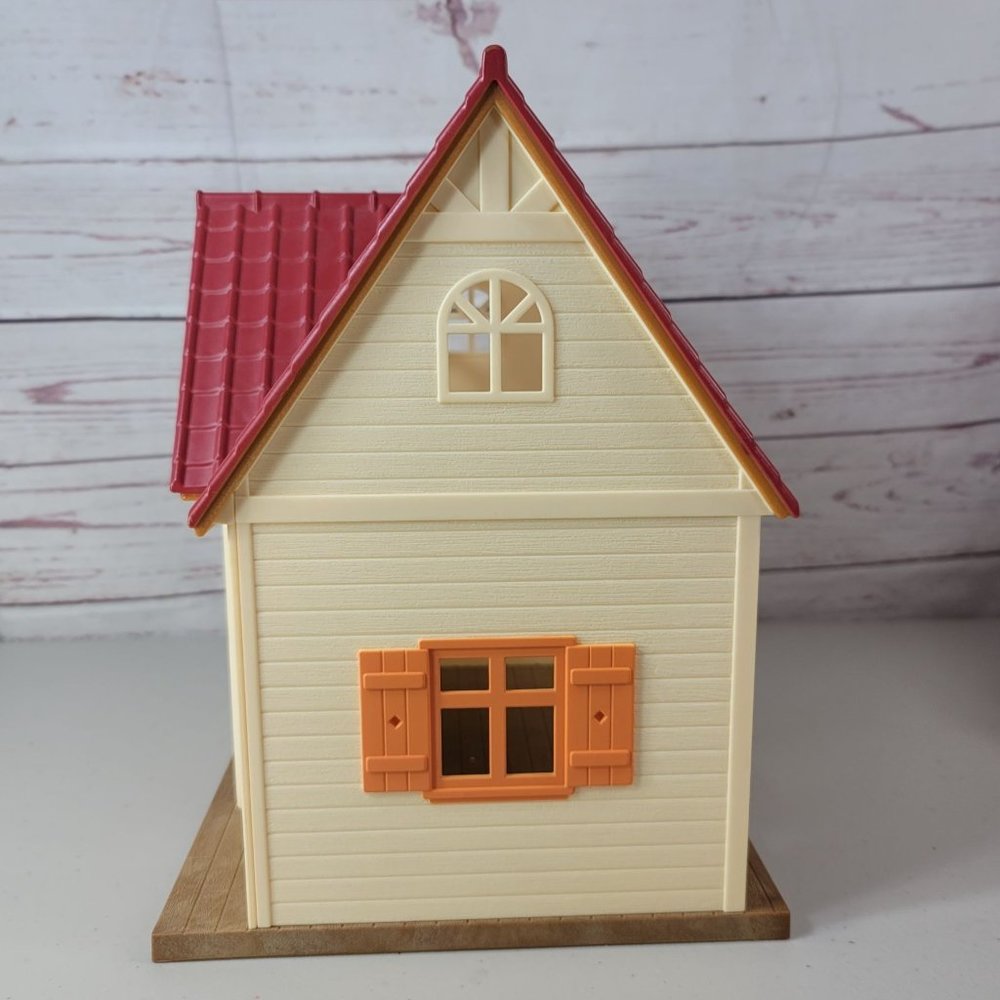 Sylvanian Calico Critters Cozy Cottage Dollhouse Playhouse House Only 2 Stories - Picture 3 of 12